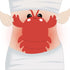 Microwavable Heating Pad for Period Cramps, Cuddly Warming Pillow, Cute Lobster Plush Stuffed Animal Menstrual Heating