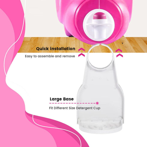 2 Pack Laundry Detergent Cup Holder, Drip Catcher for Liquid Detergent, Keep Washer and Laundry Floor Clean