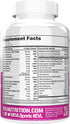 Evlution Nutrition Women's Multivitamin, 120 Tablets - Full Spectrum Vitamins & Minerals for Immune Health