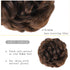 MORICA 2PCS Messy Bun Hair Piece, Curly Wavy Synthetic Chignon Scrunchies for Thin Hair, Women