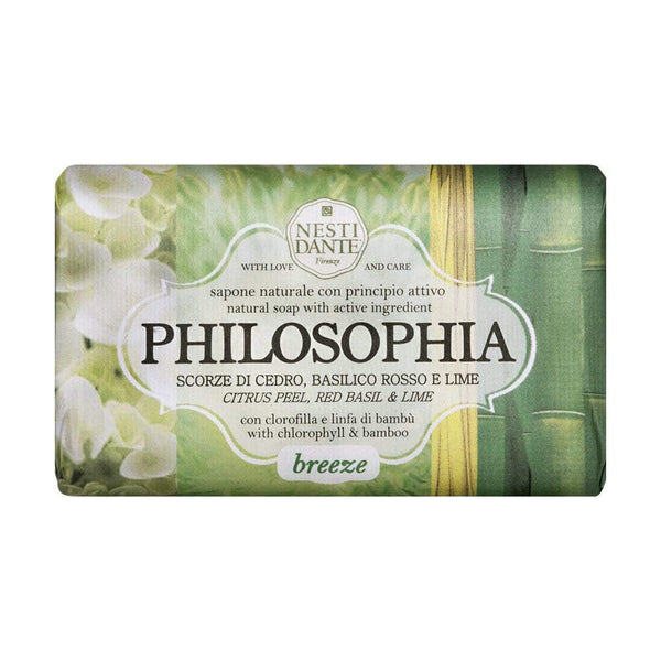 Nesti Dante Philosophia Natural Soap, Breeze/Citrus Peel/Red Basil, 8.8 Ounce
