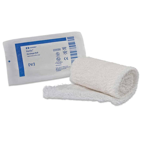 Covidien 6725 Kerlix Gauze Bandage Roll, Sterile Soft Pouch, 6-ply, 3.4" x 3.6 Yards
