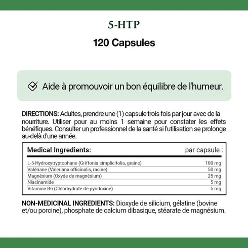 Nature's Bounty 5-HTP - 100mg, 120 Count