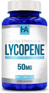 Healing Awakening Lycopene 50mg, 200 Vegetarian Capsules, Non-GMO & Gluten Free