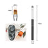 LWBTOSEE 5PCS Nail Ombre Brush Set, Nail Art Painting Pen Brush for UV Gel Polish Gradient Color