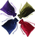HRX Package Soft Velvet Gift Bags, 5.1x7.8 inch Velvet Drawstring Pouches for Tarot Rune Jewelry, 4 Pack