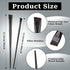 10 Pcs Angled Eyebrow Eyeliner Brush Set, Flat Eyebrow Brush Applicator, Fine Angled Eyebrow Tint Brush, Ultra Thin Angled Eyeliner Eyeshadow Eyebrow Makeup Brush Applicator