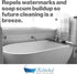 Ekopel 2K Bathtub Wax, Polish & Seal for Porcelain & Fiberglass Tubs, Watermark & Scum Repellent