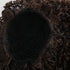 Short Afro Kinky Curly Ponytail Hair Piece for Women, Synthetic Extension in Mix Dark Brown (1B/33#)