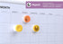Portable Pill Box with 3 Containers, Small Daily Pill and Vitamin Organizer for Travel or Home Use, Magnetic Attachment