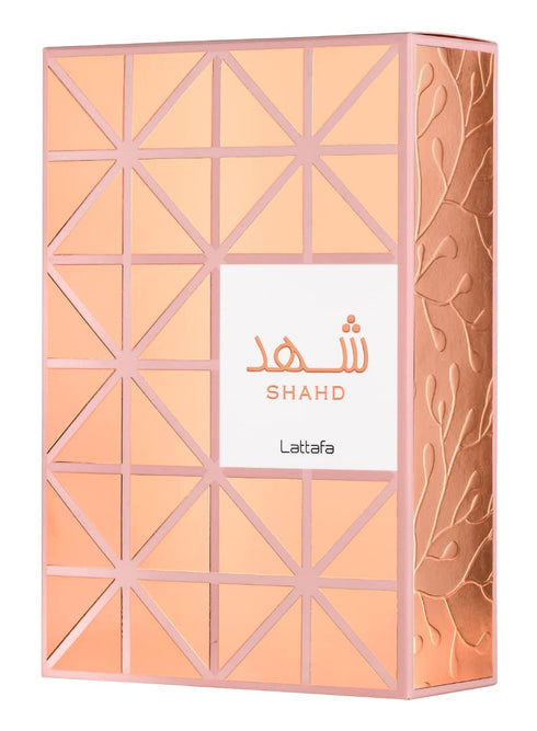 Lattafa Perfumes Shahd Eau de Parfum Spray for Unisex, 3.4 Ounce