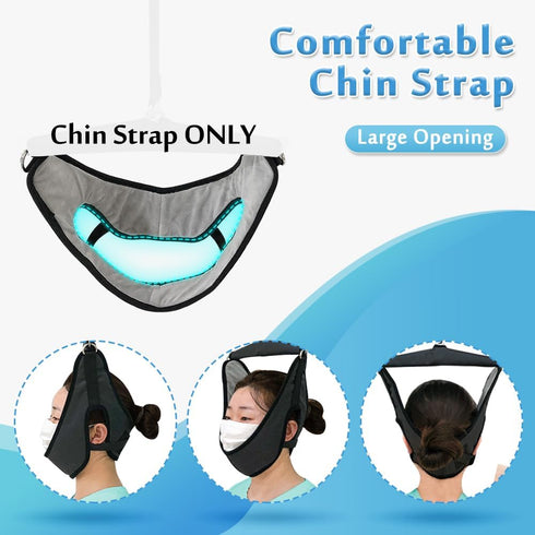Neck Harness for Pain Relief - Portable Cervical Traction Device for Spinal Decompression and Physical Therapy
