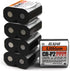 hflexgrad (5-Pack) 6V 1500mAh CR-P2 Lithium Photo Battery Replacement for 223A 2CR-P2 EL223AP