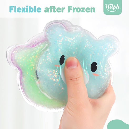 Hilph Kids Ice Packs - 3 Bears Reusable Boo Boos Buddy Ice Packs for Pain Relief, Hot Cold Compress for Kids