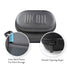 TUDIA EVA Empty Case for Fingertip Pulse Oximeter Blood Oxygen Saturation Monitor, Small Portable Travel Hard Storage