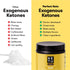 Perfect Keto Exogenous Ketones Powder, BHB Salts Supplement for Ketosis & Fasting, Vanilla, 6.7 oz, Plus Electrolytes