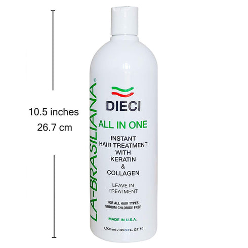 La-Brasiliana Dieci All-In-One Instant Hair Treatment - 33.8 fl.oz.