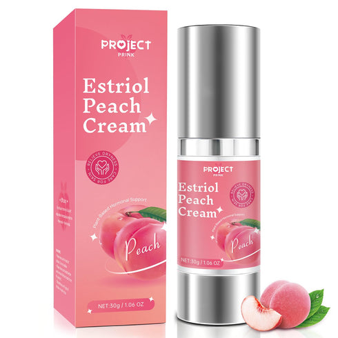 PROJECT PRINK Silky Peach Cream for Women, Vaginal Estrogen Cream for Women Hormone Balance,