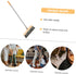 Outdoor Broom for Floor Cleaning: 35 Inch Soft Bristle Broom for Indoor and Outdoor Use, Black