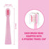 Vekkia Sonic Kids Electric Toothbrush Replacement Heads, Pink (4 Pack), 7X More Plaque Removal, Soft Bristles
