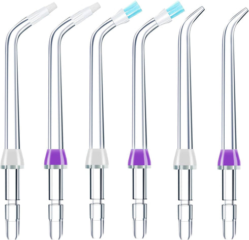 Replacement Tips for Waterpik Water Flosser, Classic Jet Tips Waterpik' Replacement Parts (6 Tips Combo)