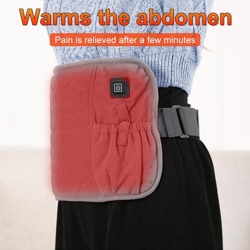 NORMIA RITA 3 Heating Belt, Large Area Far Infrared Heat Pad with Temperature Levels, Adjustable Waist Warmer for Men