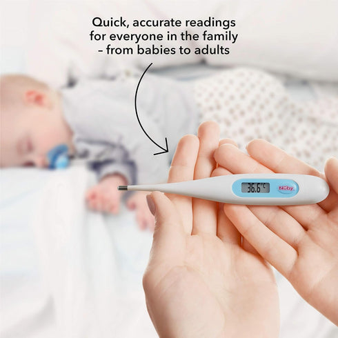 Nuby Accurate Digital Thermometer - Versatile Use for All Ages