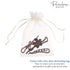 Parcelona French Twist n Clip Hair Barrette, 4" Flower, Bow, Chain, Tortoise Shell Brown