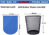 440 Counts 2.6 Gallon Clear Trash Bags ENK, Small Bathroom Trash Bags for Home Kitchen and Office
