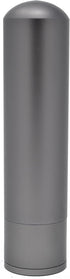 Prime Natural Essential Oil Aluminum Alloy Nasal Inhaler, Refillable with 5 Cotton Wicks - Space Gray