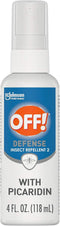 OFF! Defense Insect Repellent Spritz, Picaridin Bug Spray with Long Lasting Protection from Mosquitoes, 4 oz