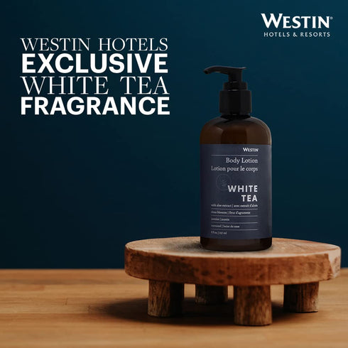 Westin White Tea Aloe Lotion, 8 oz Skin Moisturizer with Signature Scent