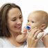 Wellgler's Oral Care Swabs Disposable - Blue, 100 Counts for Convenient Oral Hygiene