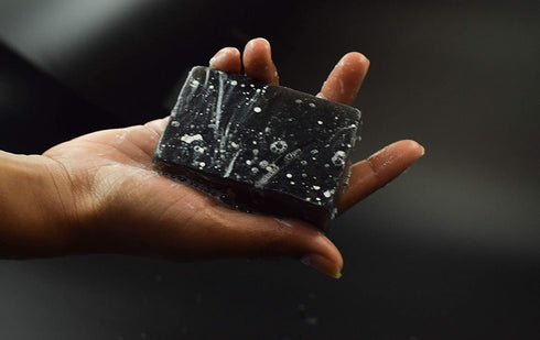 SVATV Handcrafted Soap with Natural Soothing Herbs of Charcoal Musk & Rosemary - 125g X 2 = 250g