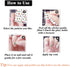 Nail Stickers for Women and Little Girls, 12 Sheets 3D Self-Adhesive DIY Nail Art Decoration Set