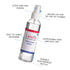 Pack 6 6.67 oz 80% Latalia Unscented Hand Sanitizer Spray Refill of | Fl with Alcohol Bulk Hand Sanitizer Travel Size