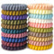 Spiral Hair Ties 20 Pieces, No Crease Coil Hair Ties, No Damage Elastics Hair Coils, Traceless Plastic Hair Bands