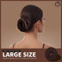 Teenitor Hair Bun Maker for Kids Girls, 4pcs Brown Ballet Buns in 4 Sizes