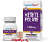 Superior Source Methyl Folate 1,000 mcg - 60 Sublingual Tablets for Healthy Nervous System & Red Blood Cells