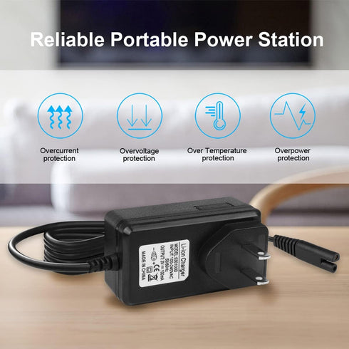 Cordless Water Flosser Charger Cord for Waterpik WP360, WP462, WP450, 3V DC 2-Prong Adapter