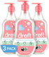 Dreft Bottle and Dish Soap: Plant-Based, Fragrance-Free Baby Bottle Wash, 18 Fl Oz (Pack of 3)