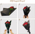 Gloreyan 20 Sheets Black Flower Wrapping Paper | Waterproof Floral Gift Box Packaging Material for DIY Crafts