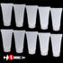 OIIKI 10PCS Refillable Travel Tubes, 5ml Empty Clear Plastic Squeeze Bottles for Facial Cleanser and Lotion
