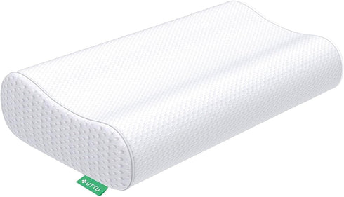 UTTU Cervical Memory Foam Pillow for Neck Strain Relief, Adjustable Orthopedic Sandwich Pillow, Queen