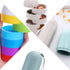 HOOWIFFY 7-Day 2pcs 7 Weekly Pill Organizer Portable Compartments Cases for Pills and Fish Oil Vitamins, Compact Sealed