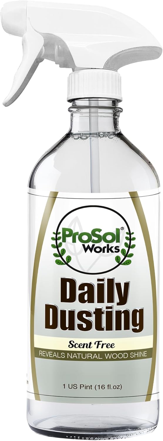 Daily Dusting Spray Surface Cleaner - 16 oz Wood Cleaner for Tables, Cabinets & Antique Restorer