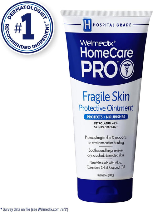 Fragile Skin Protective Ointment - Hospital Grade Healing Ointment with Calendula for Eczema, Psoriasis, Dermatitis