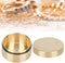 Round Storage Box Pill Case, Outdoor Waterproof Brass Container, Leakproof Mini Accessories for Travel