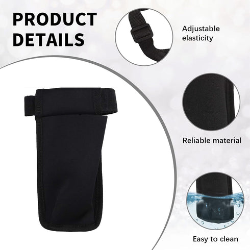 KURTOPLLY 2pcs Massage Therapist Holster with Adjustable Belt, Single Bottle Massage Bottle Holster Belt for Beauty