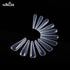 NMKL38 120Pcs Dual Forms Full Cover Nail Tips, Upper Arched Extension Mold (Mold C) for Nail Art